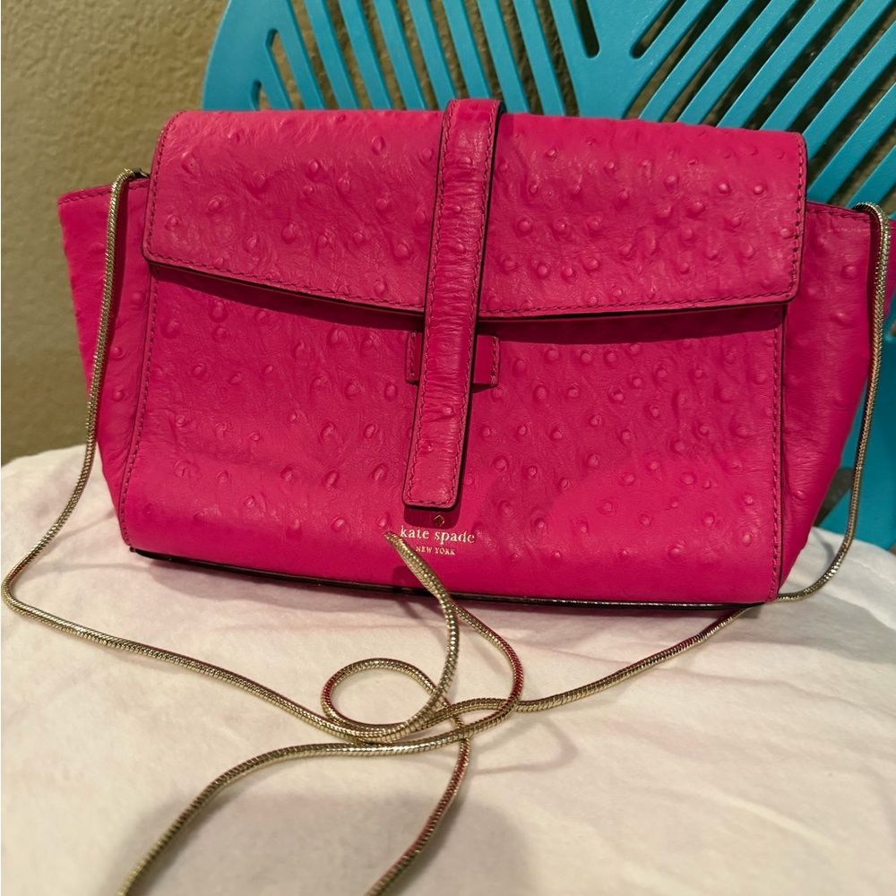 Kate Spade- Envelope Hot Pink Barbie - with chain strap